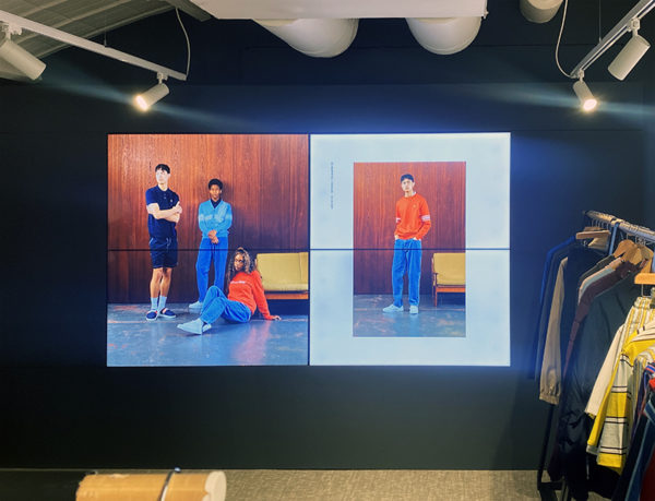 2x2 Lcd Video Lyle And Scott Showroom London 2